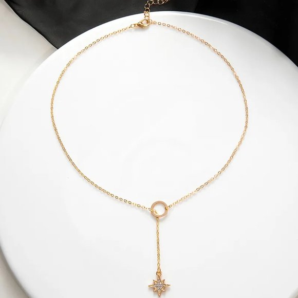 Dainty Starburst Necklace • Custom Necklace • Perfect Gift for Her - Picture 4 of 4